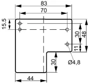 Alco Isolierstoffkonsole Raumthermostat 803777